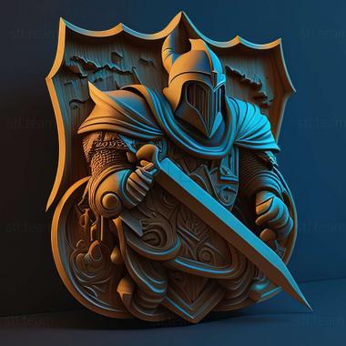 3D model Shovel Knight game (STL)